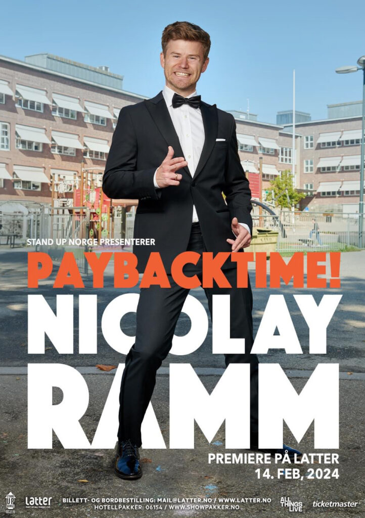 Jeg har fotografert bildene til Nicolay Ramm sitt nye show Paybacktime.
